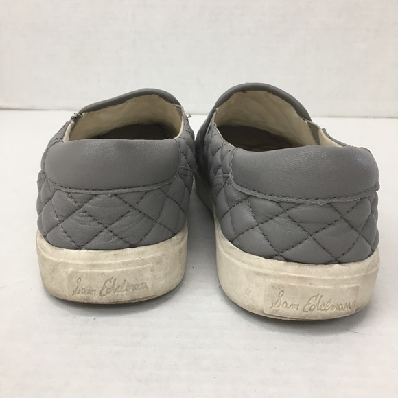 Sam Edelman Ezzie Grey Slip On Sneakers 8.5 - Picture 4 of 5